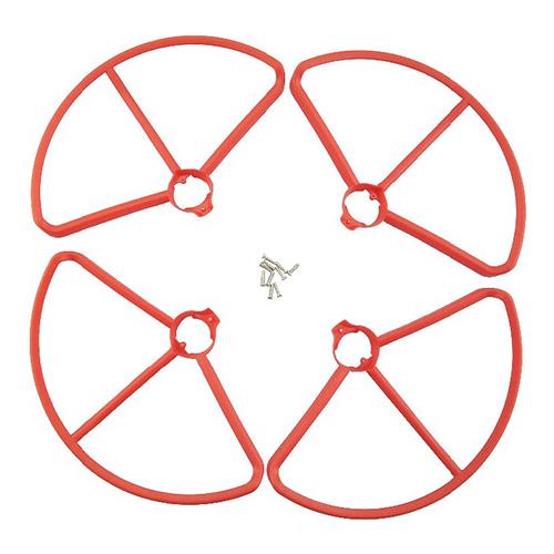 

4PCS Propeller Protective Cover for MJX Bugs 2 B2W B2C - Red