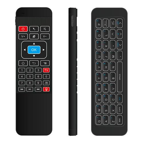 

SP3 Tri-color Backlit 6-Axis Gyro 2.4GHz Air Mouse Wireless Remote Control for Windows XP/Vista/7/Mac OS/Linux/Android Systems - Black