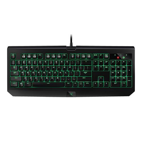 

Razer Blackwidow Ultimate 2016 Wired Mechanical Gaming Keyboard Backlit Full Keyboard Programmable Razer Green Switches - Black