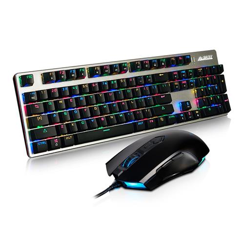 Ajazz Wired Mechanical Keyboard + Gaming mouse Set