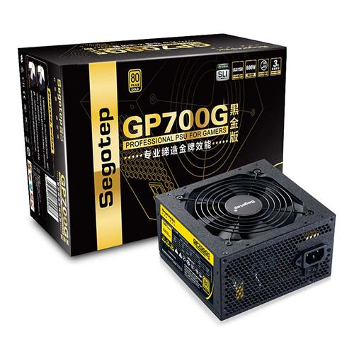 

Segotep GP700G Gold Version 600W Power Supply With Fan 80 Plus Gold Electric Source - Black