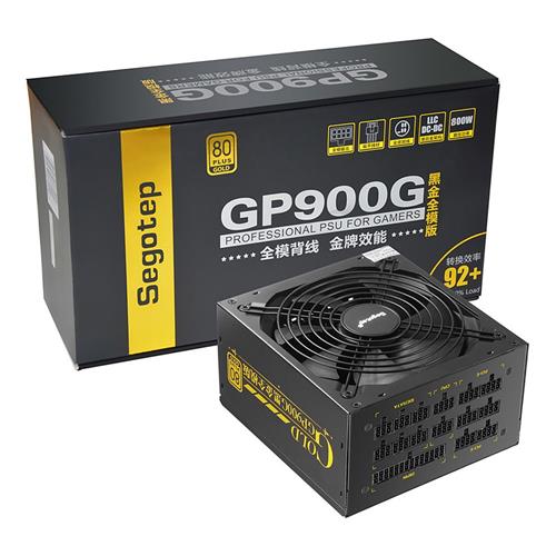 

Segotep GP900G 800W Full Modular ATX PC Power Supply Gaming PSU - Black