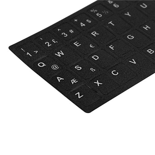 Keyboard Turkish Layout Sticker Black