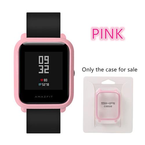 amazfit bip lite smartwatch pink