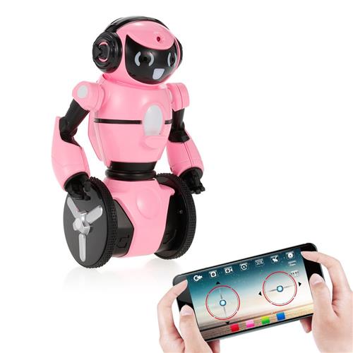 

WLtoys F4 WIFI Camera Intelligent Dancing Gesture Sensor Control RC Robot - Pink