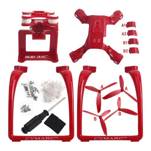 

Aerial Photography Protection Kit + Propeller for MJX Bugs 2 B2C/B2W - Red