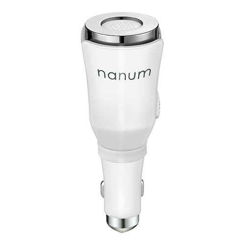 

Nanum KXQ03 Car Aroma Air Purifier USB Mini Portable Aroma Diffuser With Safety Hammer - White