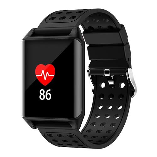 LYNWO M7 Smart Bracelet Heart rate Blood Oxygen Blood Pressure Monitor Fitness Tracker IP67 Water Resistant Compatible With IOS Android - Black