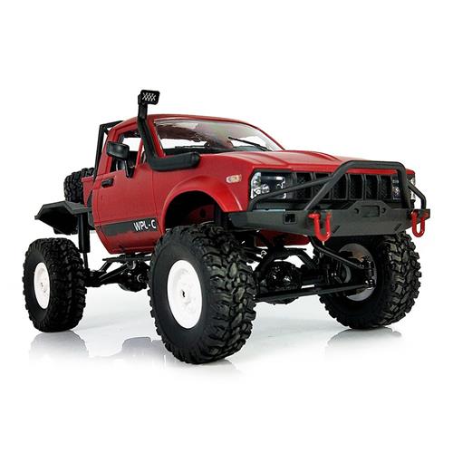 

Upgrade WPL C-14 2.4G 1:16 Brushed Off-road Vehicles RC Car RTR - Red