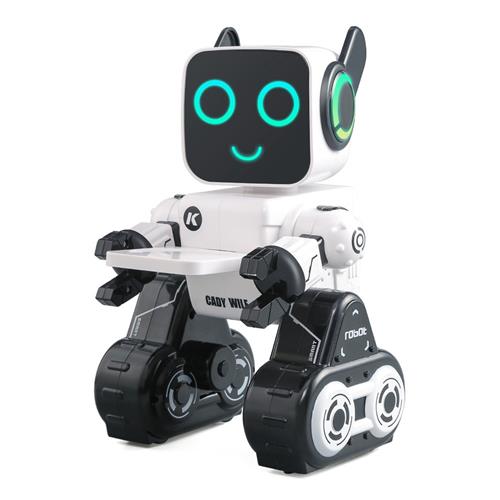 

JJRC R4 Cady Wile 2.4G Gesture Sensor Control Sound Interaction Money Management RC Robot - White