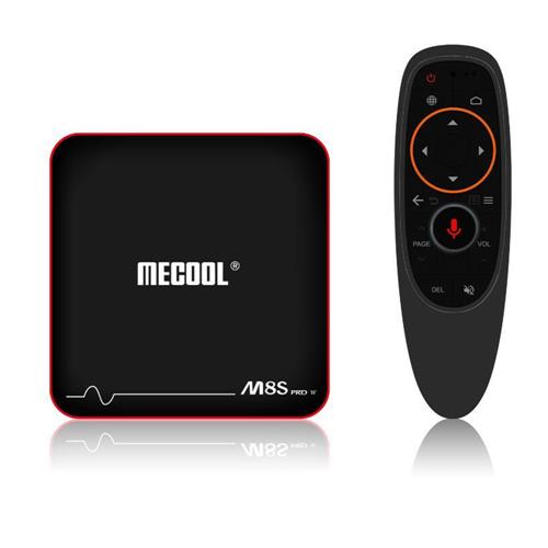 MECOOL M8S PRO W Android TV OS 2GB/16GB S905W 4K TV Box with Voice Remote IPTV Support KODI 17.3 WIFI LAN H.265 HDR
