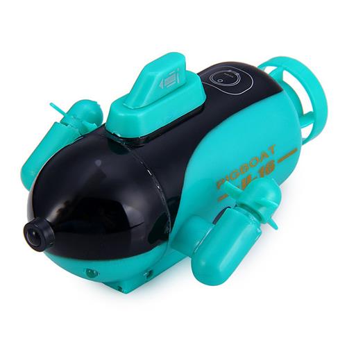 

Happy Cow 777-219 40MHz 4CH  RC Racing Submarine Boat with LED Remote Control Toys RTR - Cyan