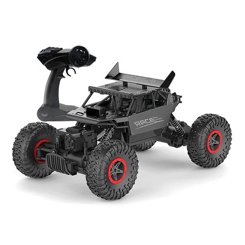 

Flytec 9118 1:18 2.4G 4WD Alloy Large Foot Off-road RC Climbing Car RTR - Black
