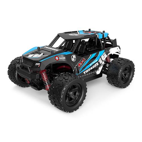 

HS18312 1:18 2.4G 4WD Brushed Off-road RC Car RTR - Blue