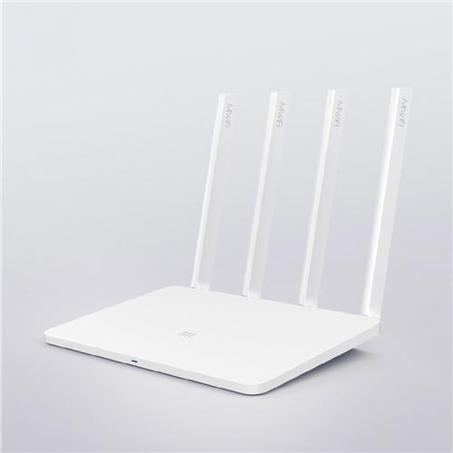 Original Xiaomi Mi WiFi 3 Xiaomi Router 3 Smart Mini WiFi Repeater 4 Antennas 1167Mbps Dual Band 128MB Flash ROM Support iOS Android APP - White(CN Version)