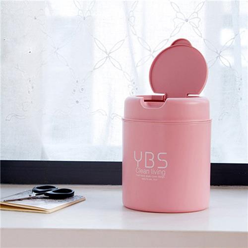 Mini Dustbin Garbage Can Pink