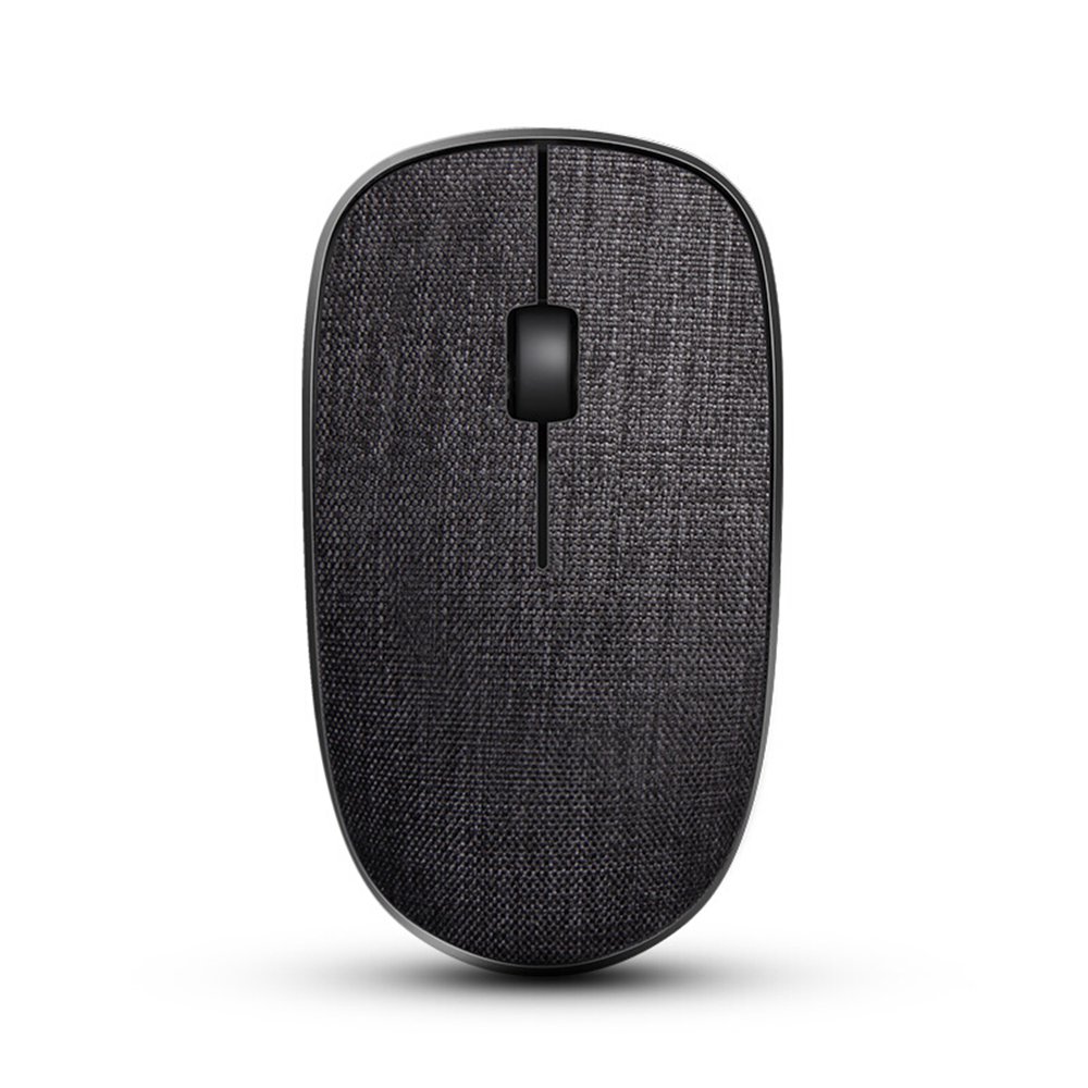 

Rapoo 3500Pro 2.4G Wireless Optical Mouse Stylish Cloth Pattern 1000DPI Nano Port Small Size - Black