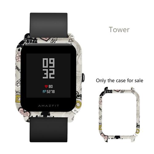 Protective Cover Case For Huami Amazfit Lite Smartwatch Dial Plate Multiple Color - Tower