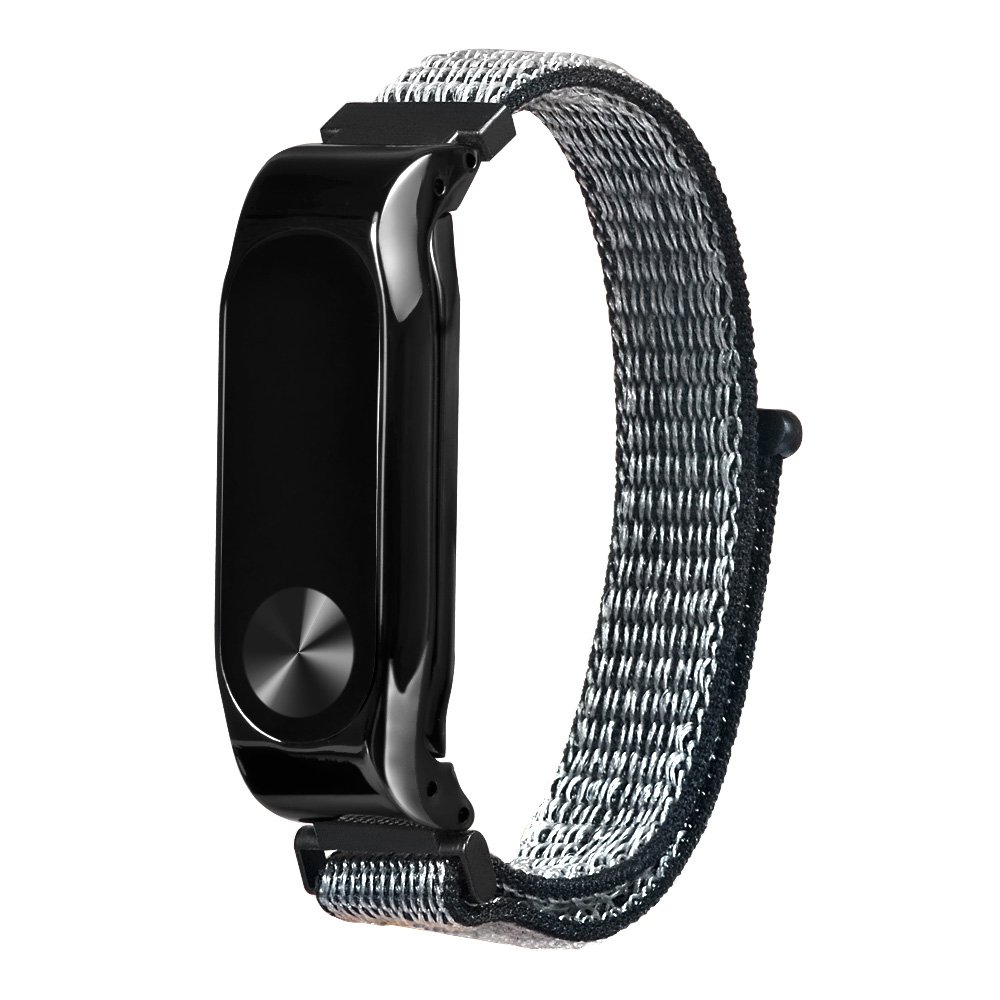 

Replacement Wrist Strap Wearable Nylon Wristband For Xiaomi Mi Band 2 Smart Bracelet - Black