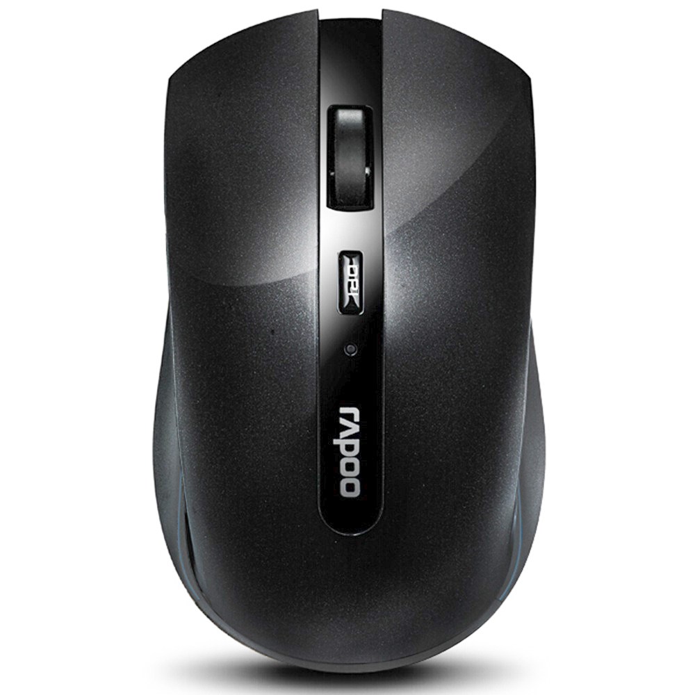 

Rapoo 7200P 2.4G Wireless Optical Mouse 500/1000 DPI With Nano Port Small Size - Black