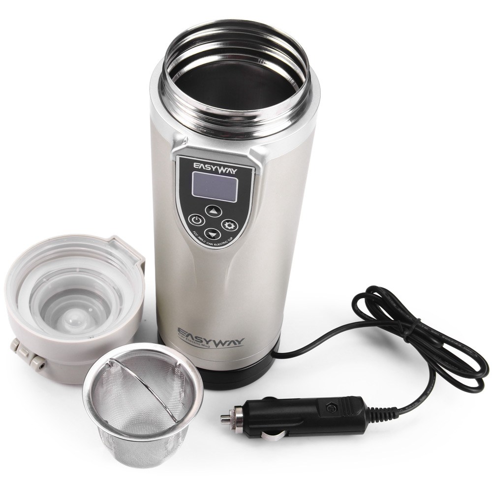 HLM051 Car Electric Heating Thermos With LCD Temperature Display