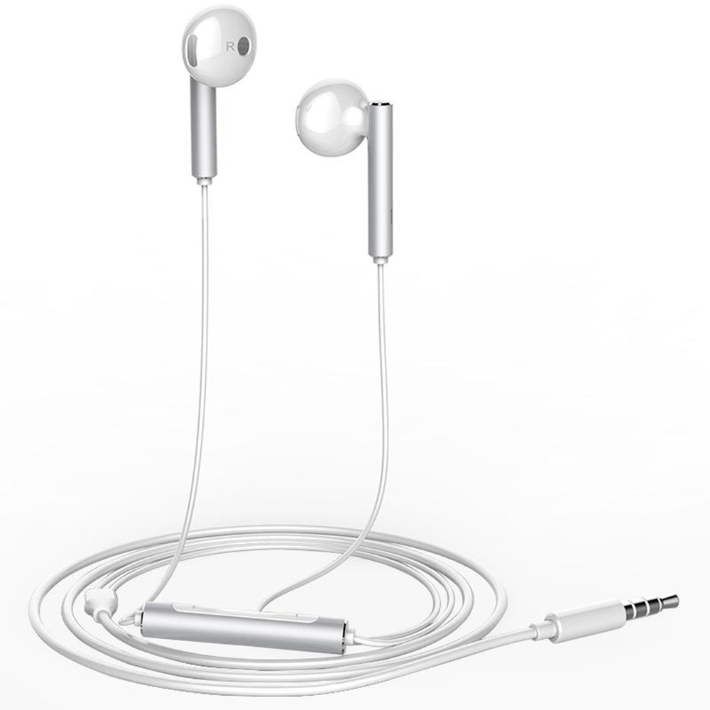 

Huawei AM116 Half In-ear Headphones with Mic Volume Control - White