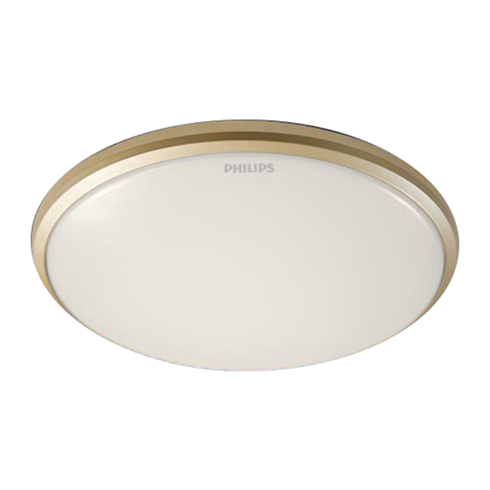 Philips Led Ceiling Light 12w 2700k Warm Light Dust Resistance Home Decoration Ceiling Light Gold
