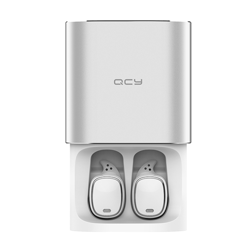 

QCY T Vogue TWS Bluetooth 5.0 Earbuds 30 Hours Battery Life Noise Reduction - Silver