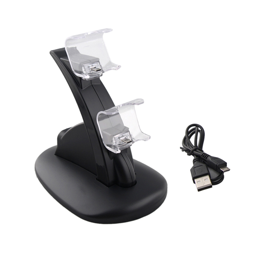 

Charging Stand with 2 USB Ports for PS4/ PS4 Slim Controller - Black