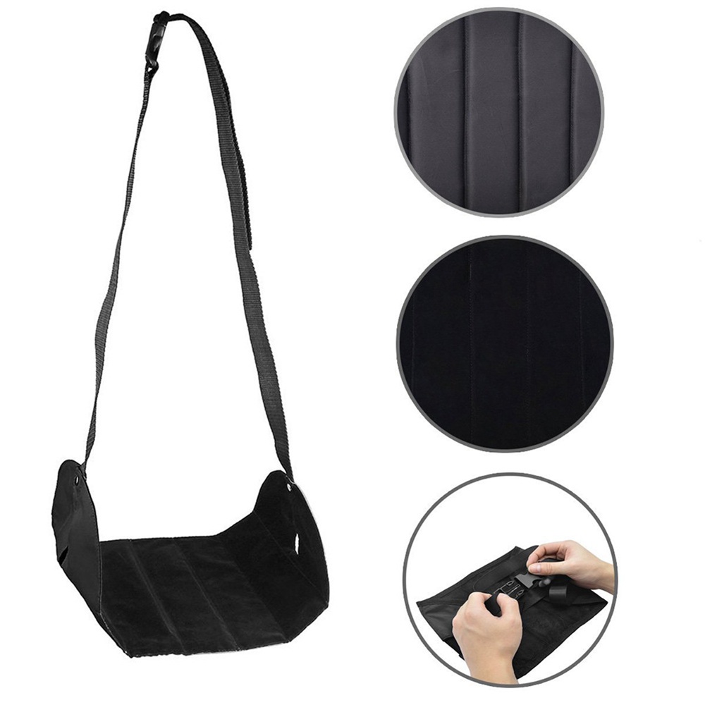 Foot Rest Hammock Black