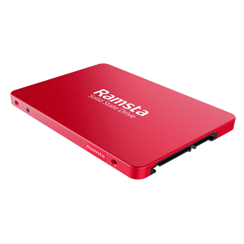 Ramsta S600 120GB SATA3 High Speed SSD Solid State Drive Hard Disk 2.5 Inch - Red