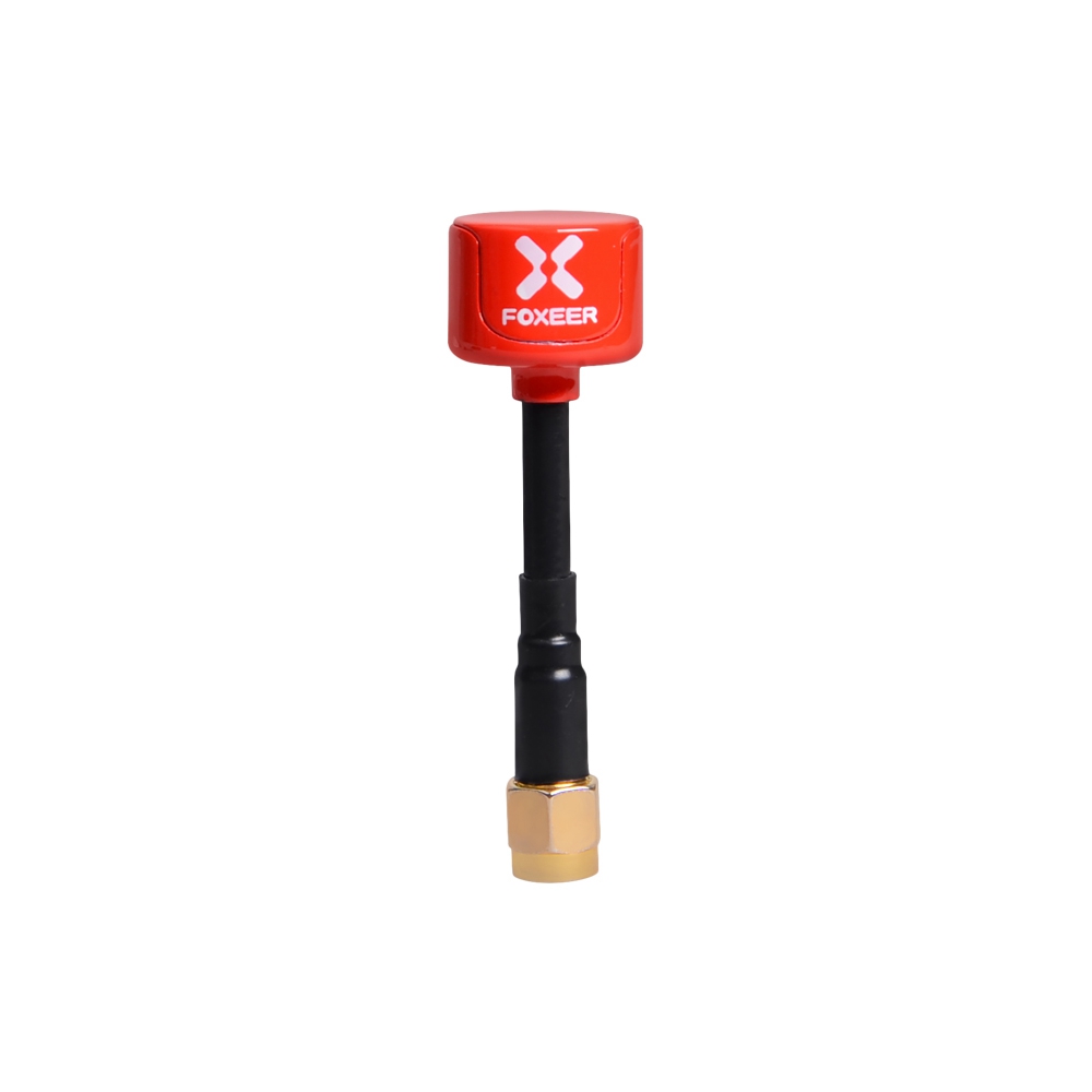 

2PCS Foxeer Lollipop 5.8G 2.3dBi 59mm RHCP Mini FPV Antenna for Transmitter Receiver SMA Male - Red
