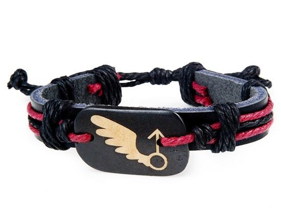 Angel Wing Bracelet Black