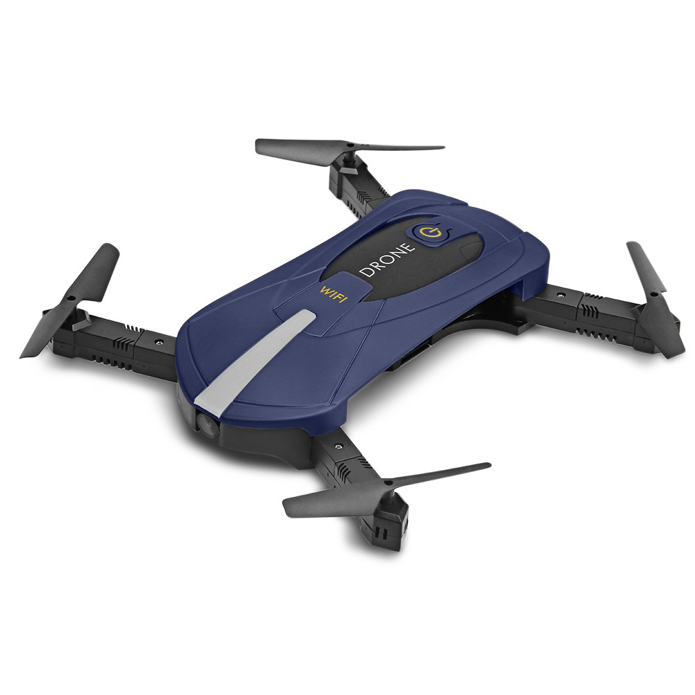 

JDRC JD-18TX WiFi FPV Foldable RC Quadcopter with 2MP Wide Angle HD Camera Altitude Hold Mode RTF - Navy Blue