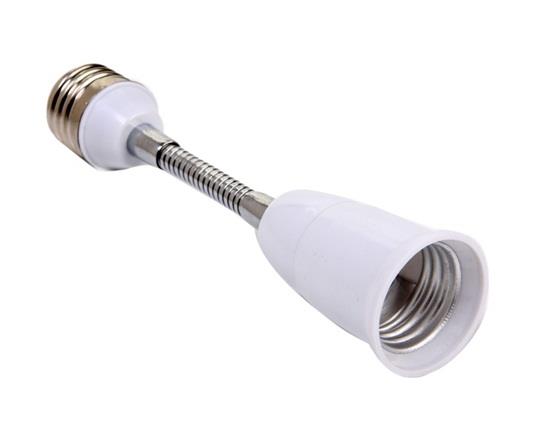 

LX727W Light Bulb Lamp 16cm E27 Base Twist Extend Adapter - White
