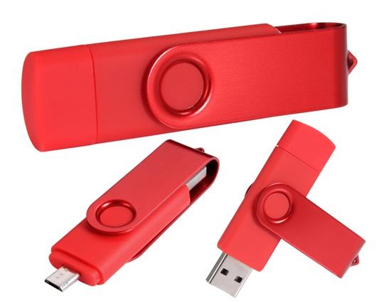 

8GB OTG Mobile Phone USB Flash Drive - Red