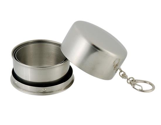 Stainless Steel Collapsible Cup Silver