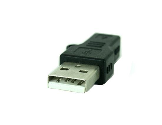 USB to 4 Pin Converter Connector Black