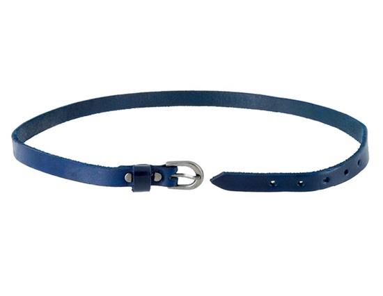 Elegant Leather Bracelet Dark Blue