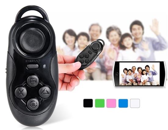 

Multifunctional Bluetooth V3.0 Gamepad With Remote Shutter - Black