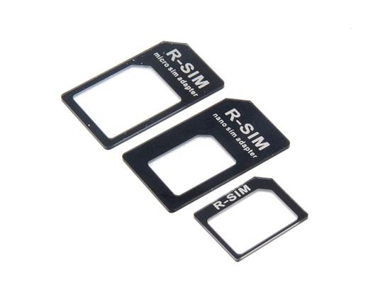 

R-SIM 3-in-1 Nano SIM Adapter for iPhone 5 - Black