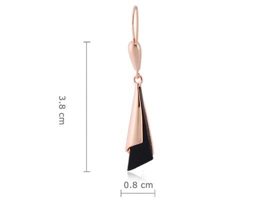 18K RGP Conical Earrings Golden
