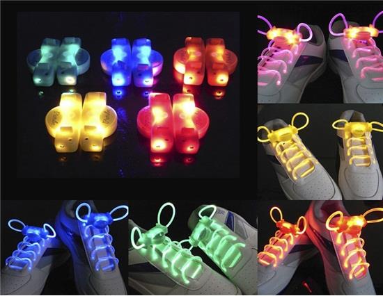 3-Mode LED Flashing Shoelaces