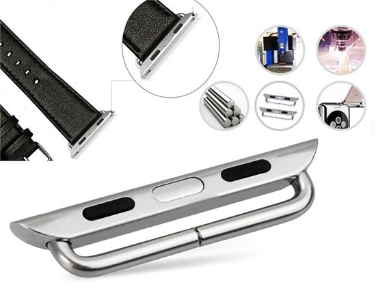 

IW0016S Aluminum alloy Watch Band Connection Adapter For Apple Watch 38mm (Silver)