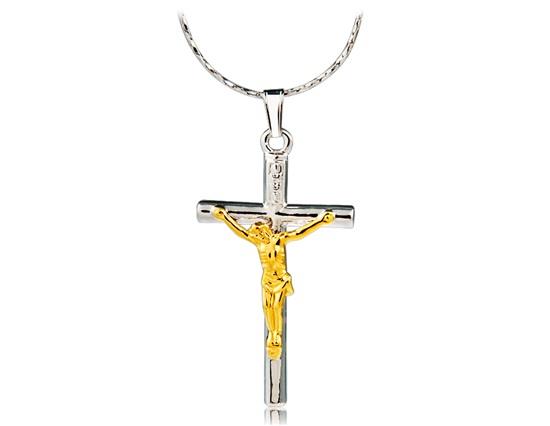 Rigant Cross Pendant Necklace 