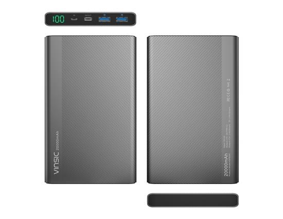Vinsic 20000mAh Power Bank, Ultra Slim External Battery Pack
