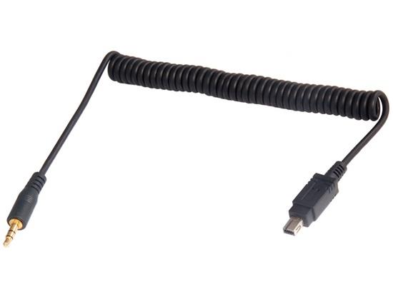 3.5 MM-N3 Spring Shutter Cable For Nikon Black