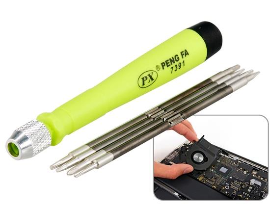 

7391A 4 in 1 Precise Multi-functional Screwdriver Disassemble Opening Tools Set for Smartphones