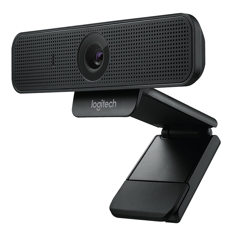 Logitech C925-e Webcam mit 1080P HD-Video und eingebauten Stereo-Mikrofonen - Schwarz