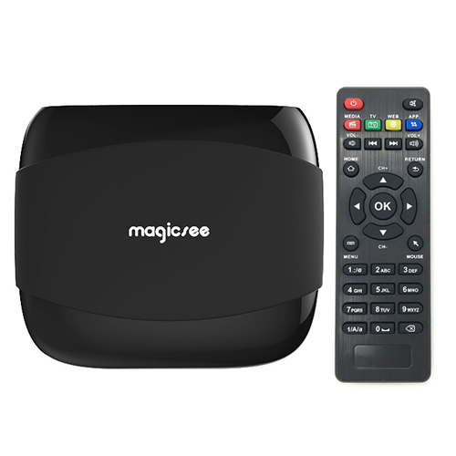 Magicsee N4 Amlogic S905X 2GB/8GB Android 7.1 4K TV BOX Support YouTube Netflix 2.4G WIFI LAN HDMI H.265